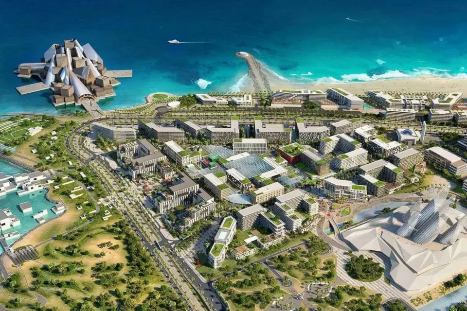 the Neighborhood in Abu Dhabi named Saadiyat Island