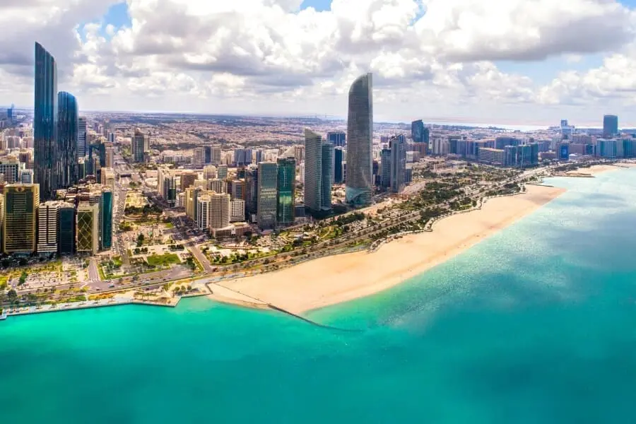the Neighborhood in Abu Dhabi named the Corniche Area
